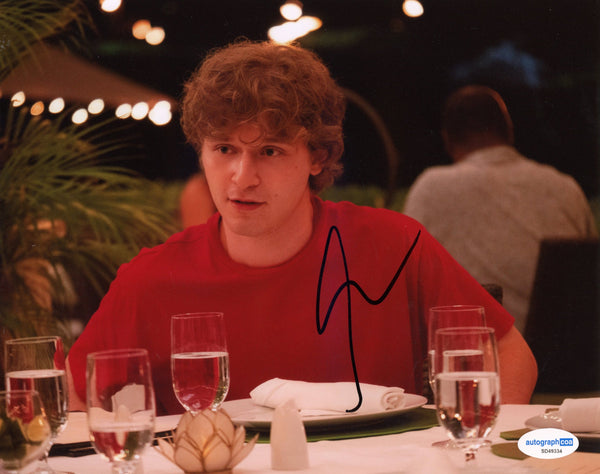 Fred Hechinger White Lotus Signed Autograph 8x10 Photo ACOA