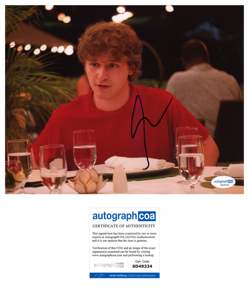 Fred Hechinger White Lotus Signed Autograph 8x10 Photo ACOA