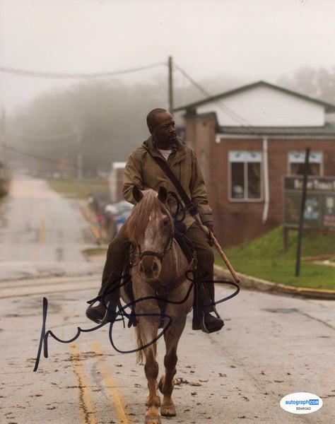 Lennie James Walking Dead Signed Autograph 8x10 Photo ACOA
