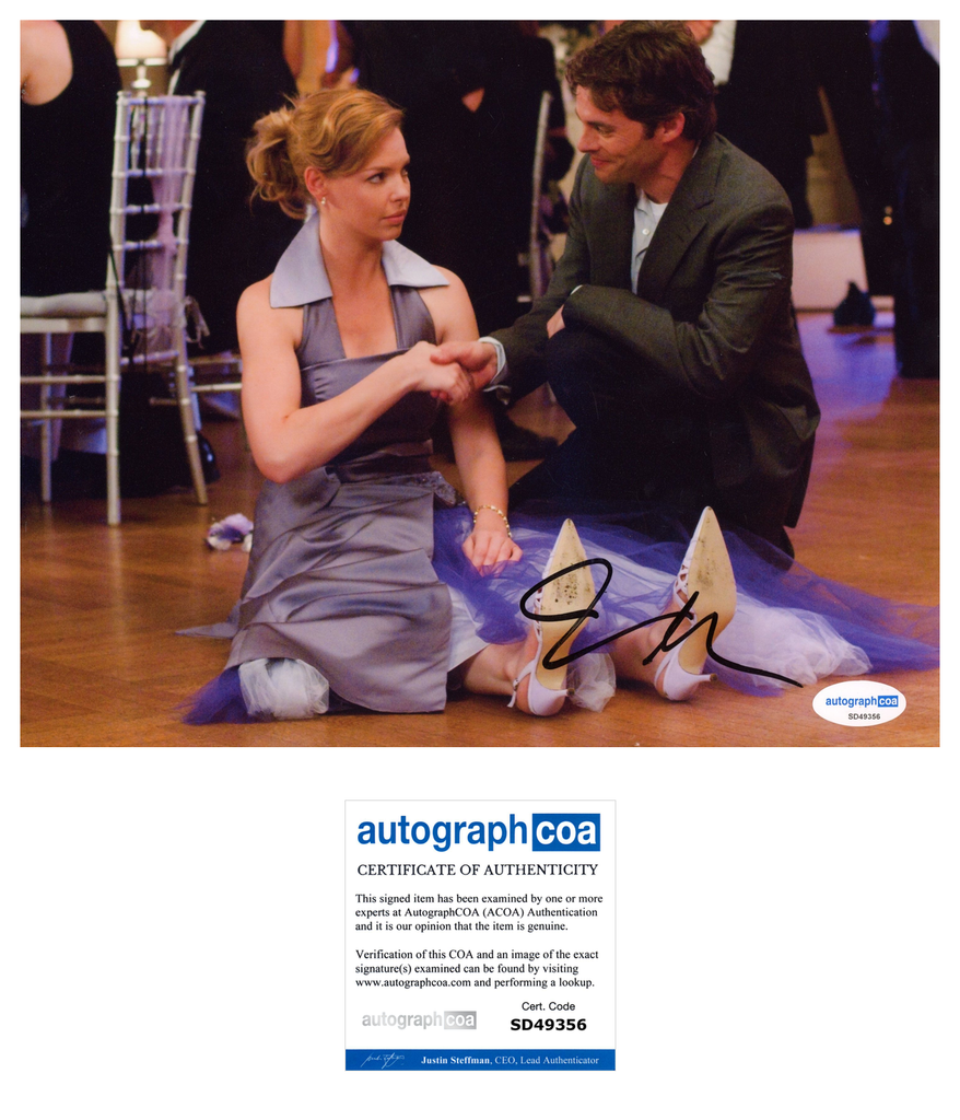 james marsden 27 dresses James Marsden 27 Dresses Signed Autograph 8x10 Photo ACOA– Outlaw Hobbies  Authentic Autographs