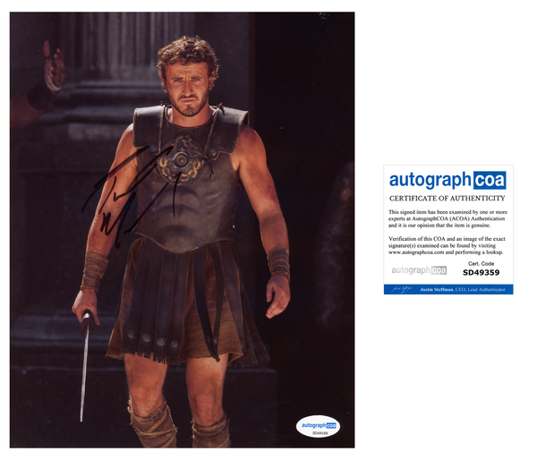 Paul Mescal Gladiator Signed Autograph 8x10 Photo ACOA