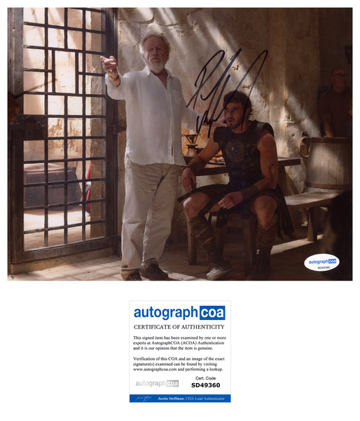 Paul Mescal Gladiator Signed Autograph 8x10 Photo ACOA