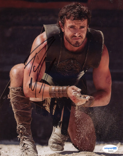 Paul Mescal Gladiator Signed Autograph 8x10 Photo ACOA