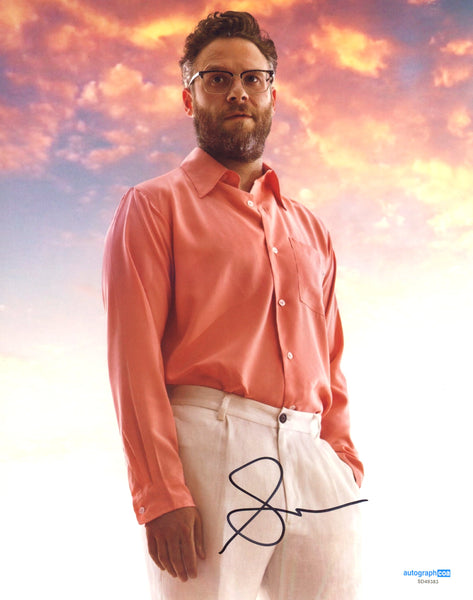 Seth Rogen Signed Autograph 8x10 Photo ACOA