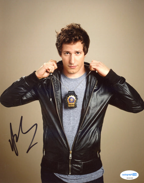 Andy Samberg Brooklyn 99 Signed Autograph 8x10 Photo ACOA