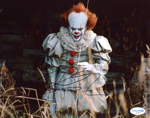 Bill Skarsgard IT Signed Autograph 8x10 Photo ACOA