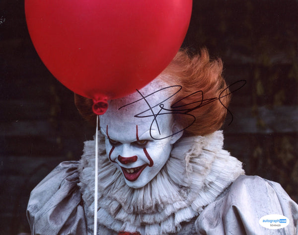 Bill Skarsgard IT Signed Autograph 8x10 Photo ACOA