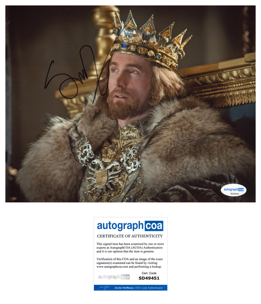 Sharlto Copley Maleficent Signed Autograph 8x10 Photo ACOA