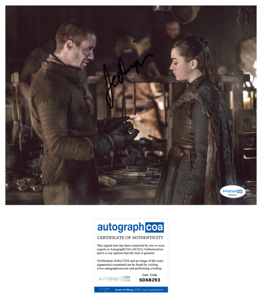 Joe Dempsie Game of Thrones Signed Autograph 8x10 Photo ACOA