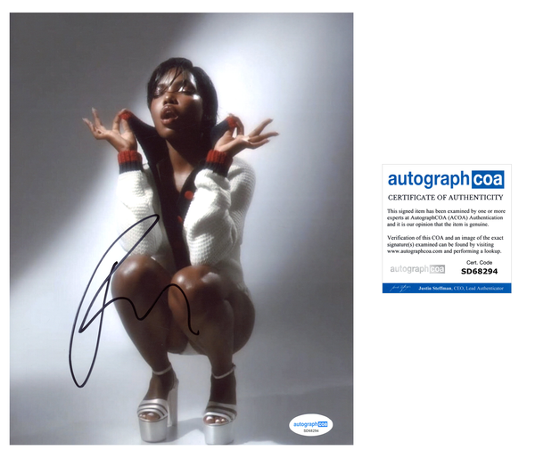 Ryan Destiny Sexy Signed Autograph 8x10 Photo ACOA