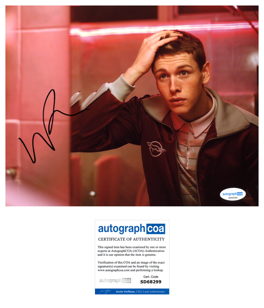 Harris Dickinson BabyGirl Signed Autograph 8x10 Photo ACOA - Outlaw Hobbies Authentic Autographs