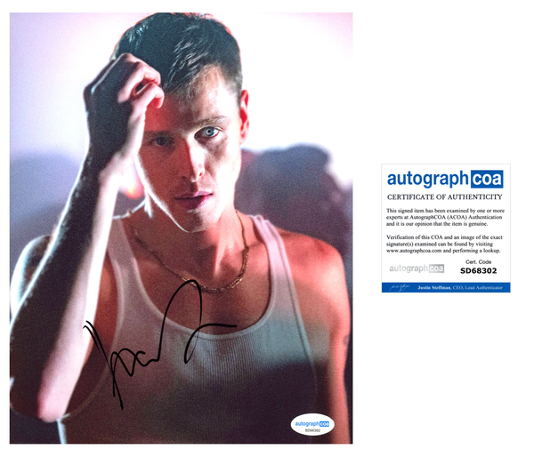 Harris Dickinson BabyGirl Signed Autograph 8x10 Photo ACOA - Outlaw Hobbies Authentic Autographs