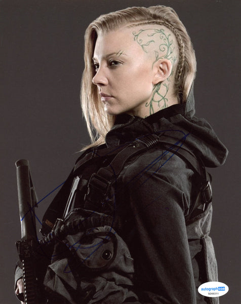 Natalie Dormer Hunger Games Signed Autograph 8x10 Photo ACOA