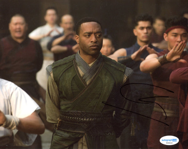 Chiwetel Ejiofor Doctor Strange Signed Autograph 8x10 Photo ACOA