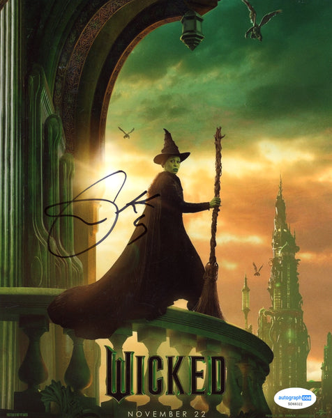 Cynthia Erivo Wicked Signed Autograph 8x10 Photo ACOA