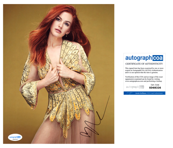 Isla Fisher Sexy Signed Autograph 8x10 Photo ACOA
