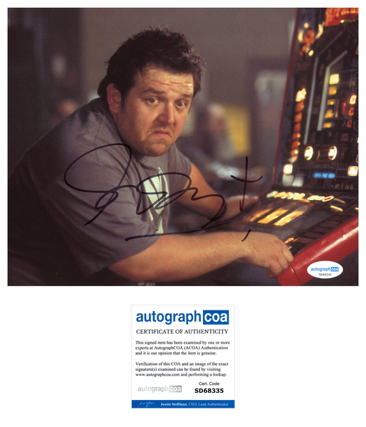 Nick Frost Shaun of the Dead Signed Autograph 8x10 Photo ACOA