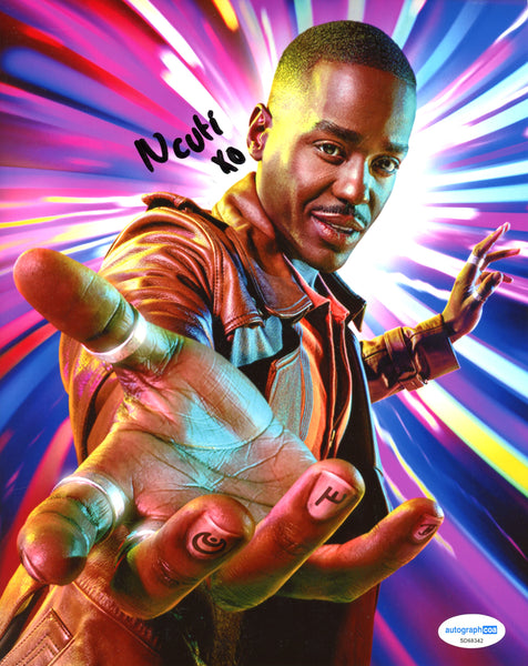 Ncuti Gatwa Doctor Who Signed Autograph 8x10 Photo ACOA