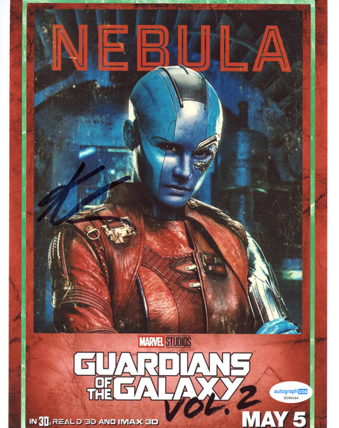 Karen Gillan Guardians Signed Autograph 8x10 Photo ACOA