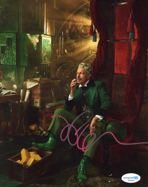 Jeff Goldblum Wicked Signed Autograph 8x10 Photo ACOA