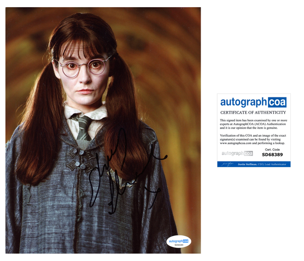 Shirley Henderson Harry Potter Signed Autograph 8x10 Photo ACOA