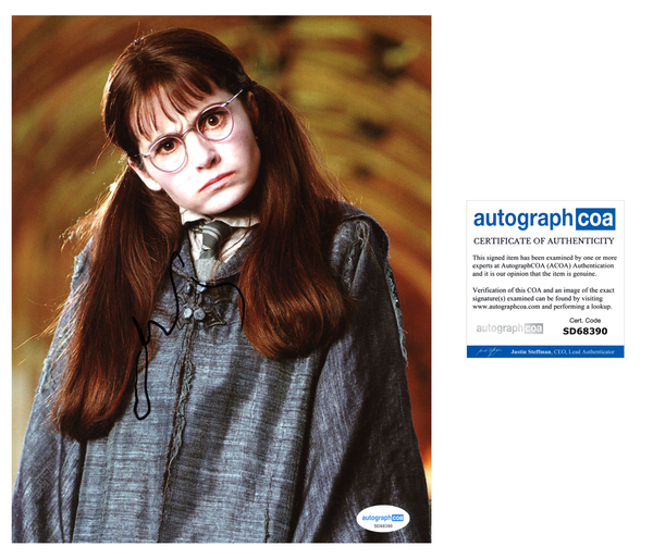 Shirley Henderson Harry Potter Signed Autograph 8x10 Photo ACOA