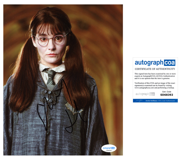 Shirley Henderson Harry Potter Signed Autograph 8x10 Photo ACOA