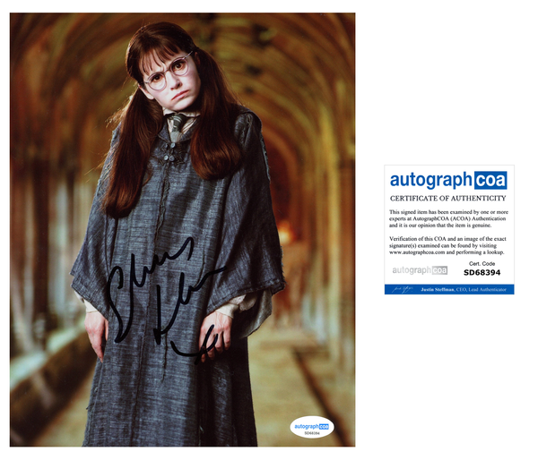 Shirley Henderson Harry Potter Signed Autograph 8x10 Photo ACOA