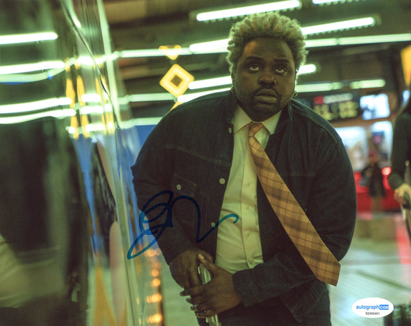 Brian Tyree Henry Bullet Train Signed Autograph 8x10 Photo ACOA