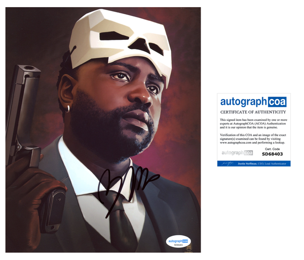 Brian Tyree Henry Atlanta Signed Autograph 8x10 Photo ACOA