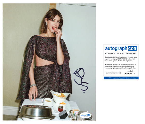 Daisy Edgar Jones Sexy Signed Autograph 8x10 Photo ACOA