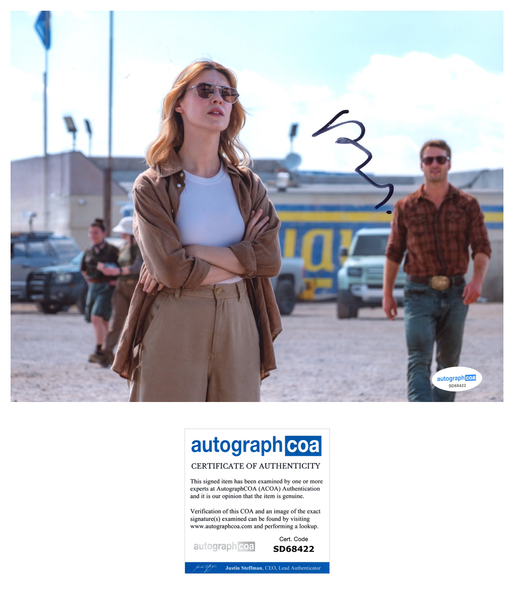 Daisy Edgar Jones Twisters Signed Autograph 8x10 Photo ACOA