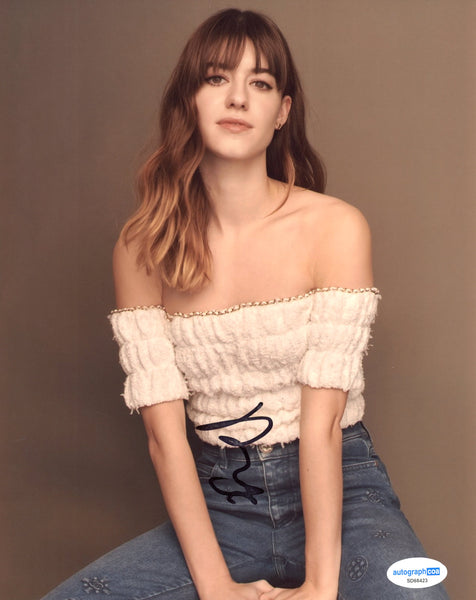 Daisy Edgar Jones Twisters Signed Autograph 8x10 Photo ACOA