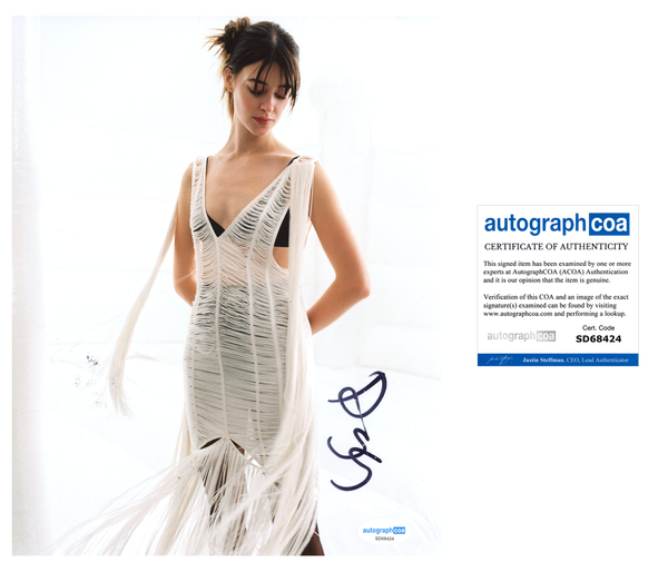 Daisy Edgar Jones Twisters Signed Autograph 8x10 Photo ACOA