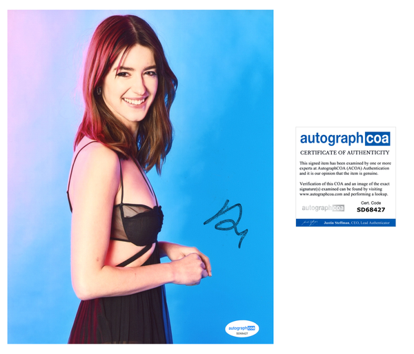 Daisy Edgar Jones Twisters Signed Autograph 8x10 Photo ACOA