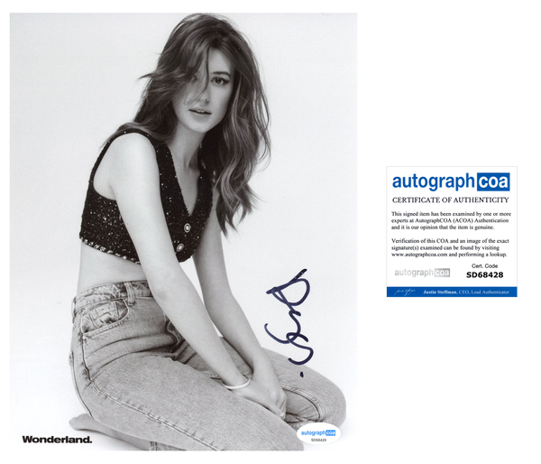 Daisy Edgar Jones Twisters Signed Autograph 8x10 Photo ACOA