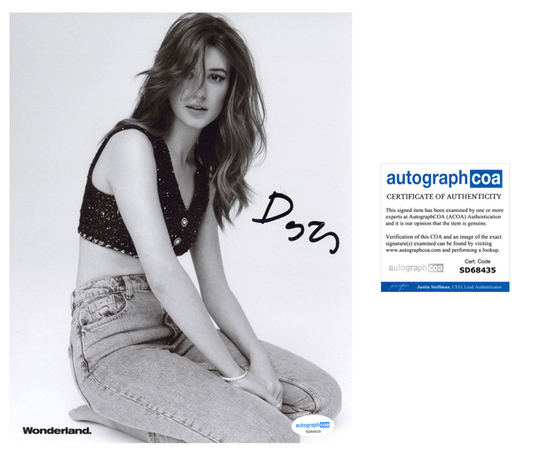 Daisy Edgar Jones Twisters Signed Autograph 8x10 Photo ACOA