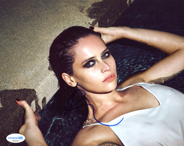 Felicity Jones Sexy Signed Autograph 8x10 Photo ACOA