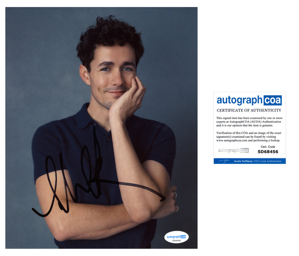 Jonah Hauer King Little Mermaid Signed Autograph 8x10 Photo ACOA