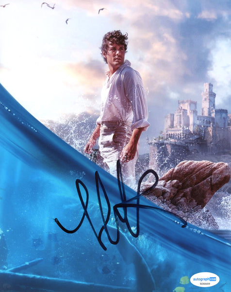 Jonah Hauer King Little Mermaid Signed Autograph 8x10 Photo ACOA