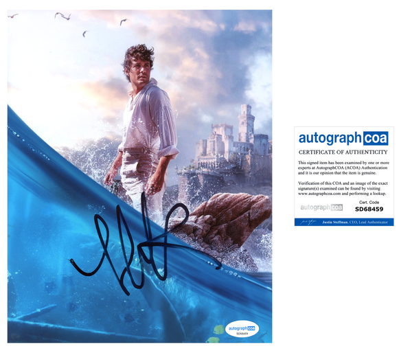 Jonah Hauer King Little Mermaid Signed Autograph 8x10 Photo ACOA