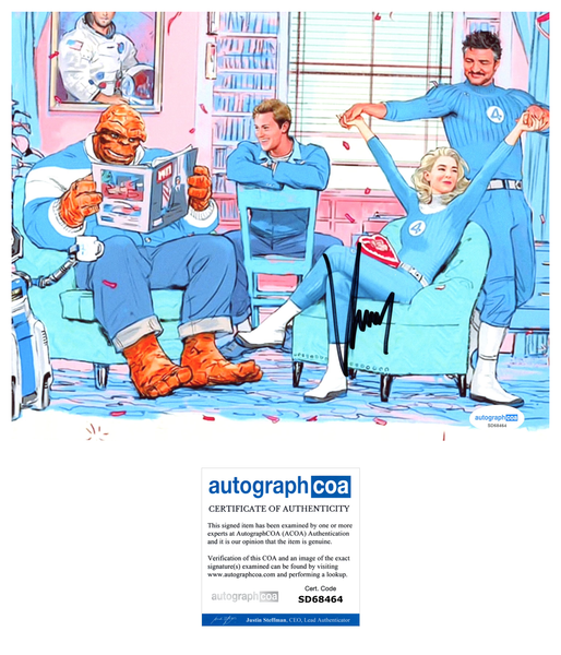 Vanessa Kirby Fantastic Four Signed Autograph 8x10 Photo ACOA