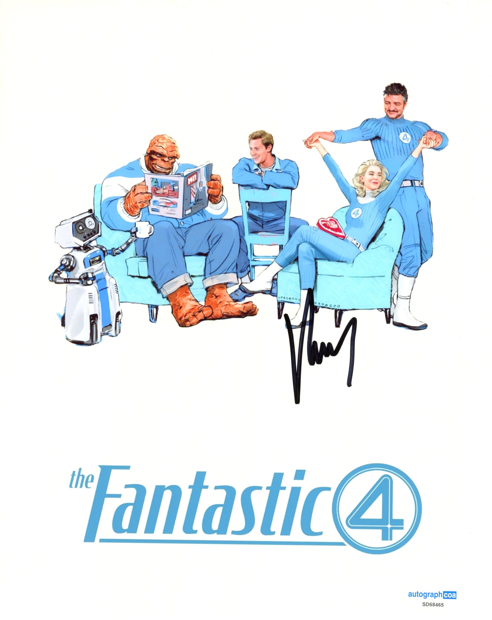 Vanessa Kirby Fantastic Four Signed Autograph 8x10 Photo ACOA