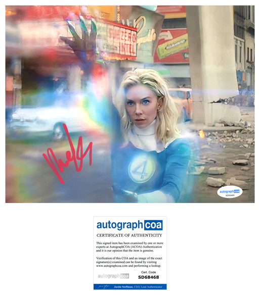 Vanessa Kirby Fantastic Four Signed Autograph 8x10 Photo ACOA