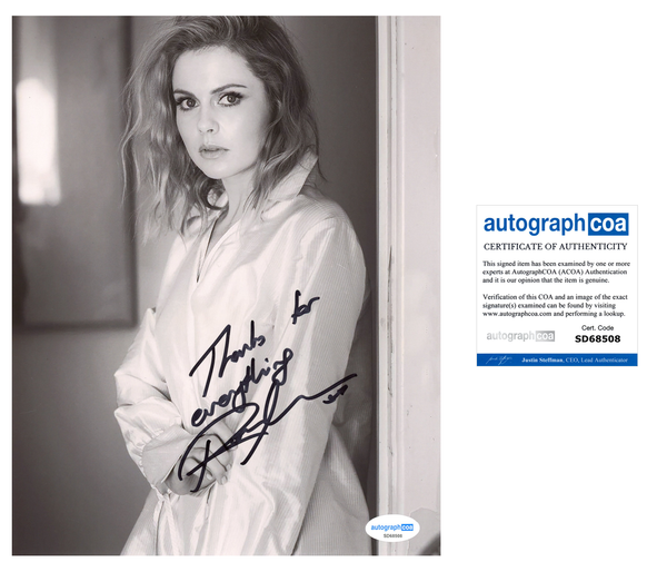 Rose McIver Sexy Signed Autograph 8x10 Photo ACOA