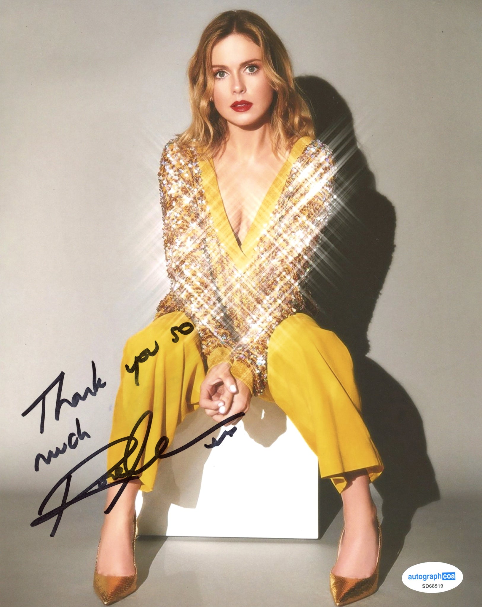 Rose McIver Sexy Signed Autograph 8x10 Photo ACOA