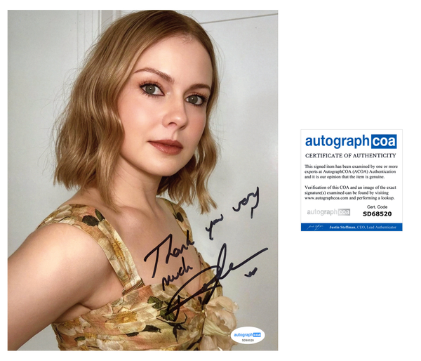 Rose McIver Sexy Signed Autograph 8x10 Photo ACOA