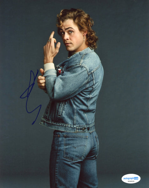 Dacre Montgomery Stranger Things Signed Autograph 8x10 Photo ACOA