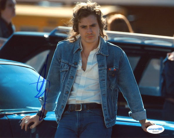 Dacre Montgomery Stranger Things Signed Autograph 8x10 Photo ACOA