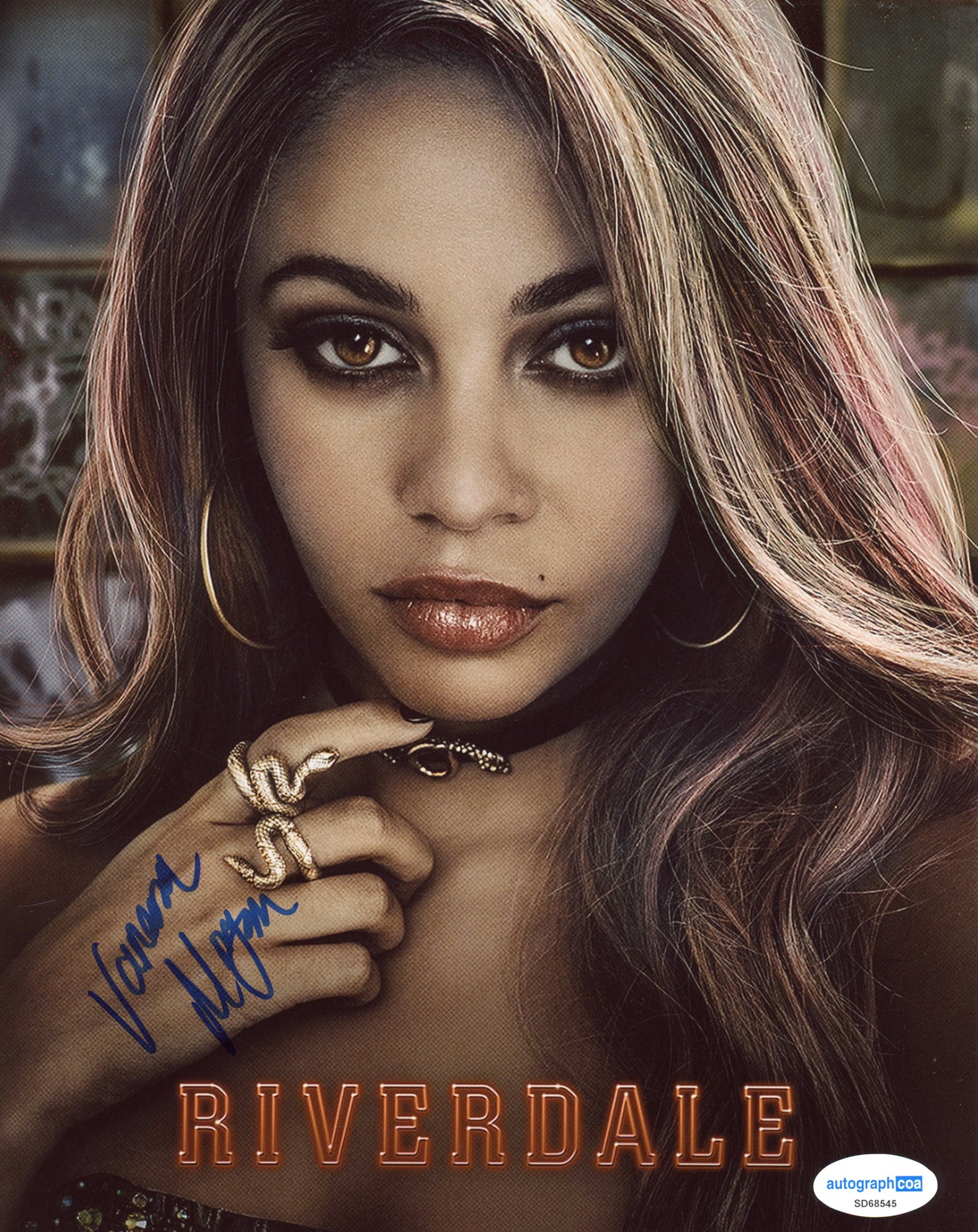 Vanessa Morgan Riverdale Signed Autograph 8x10 Photo ACOA